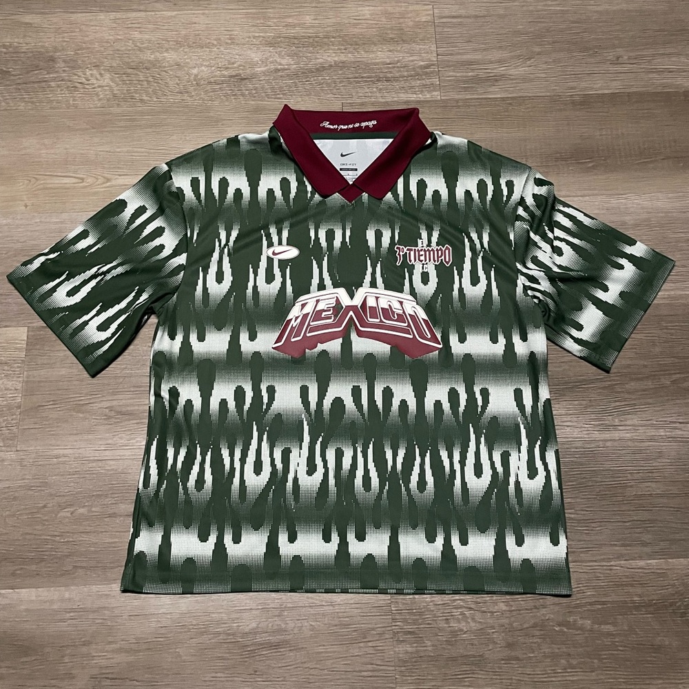 Nike Mexico “El Tiempo” soccer jersey size L green brand new without tags